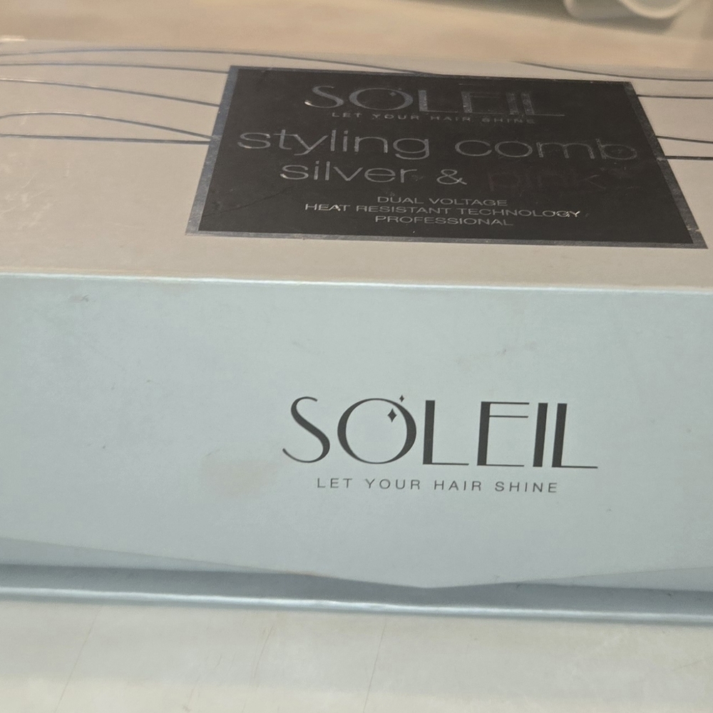 Soleil Silver Styling Comb